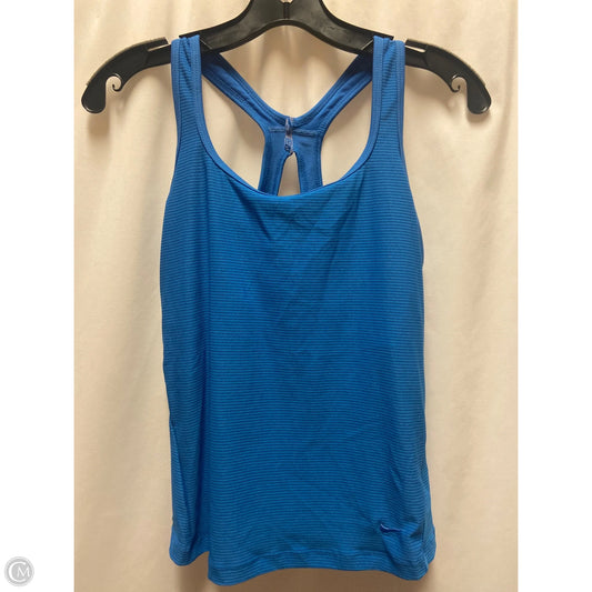 Athletic Tank Top By Nike In Blue, Size: L