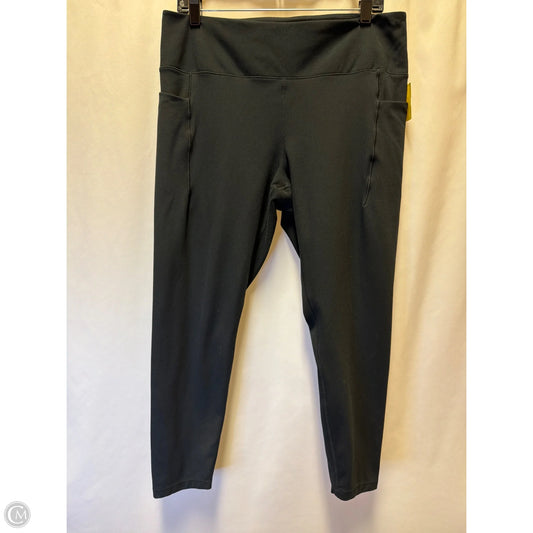 Athletic Leggings By Danskin In Black, Size: Xl