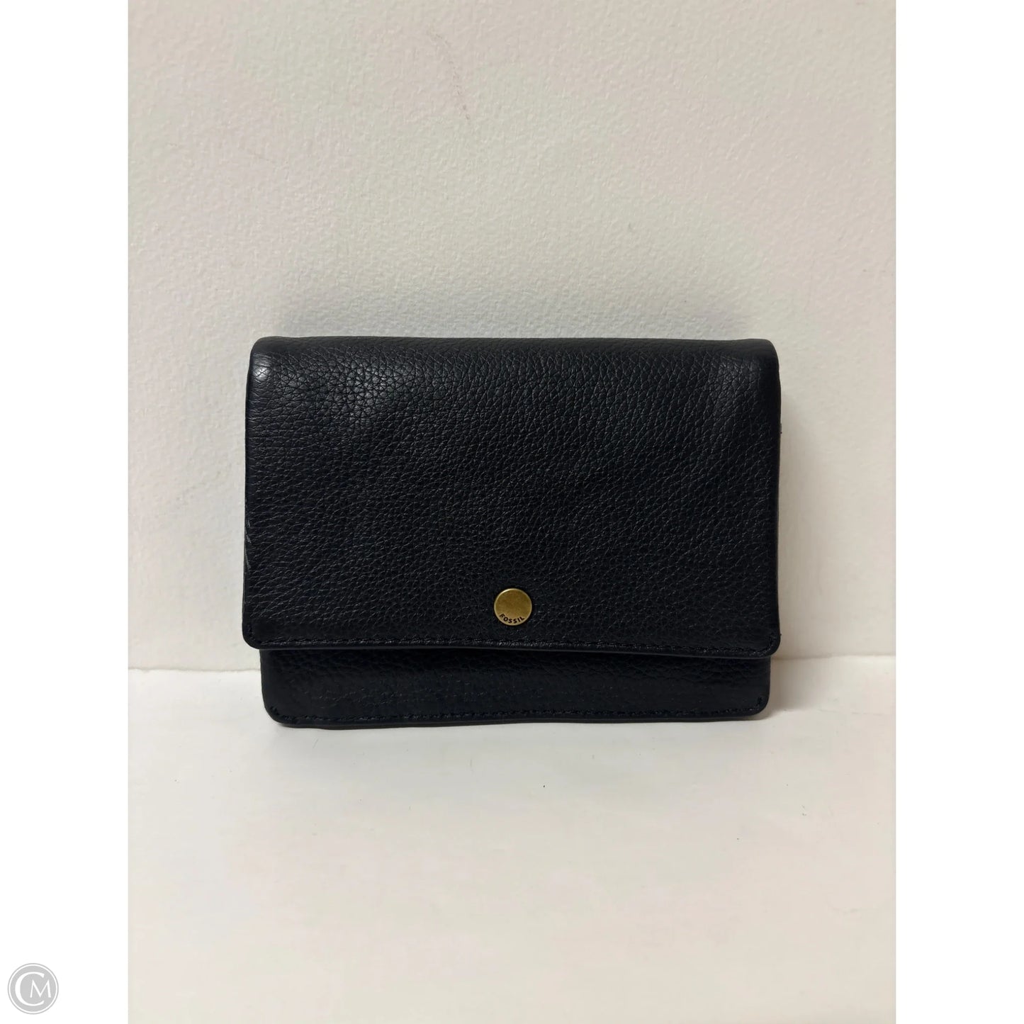 Wallet Leather By Fossil, Size: Medium