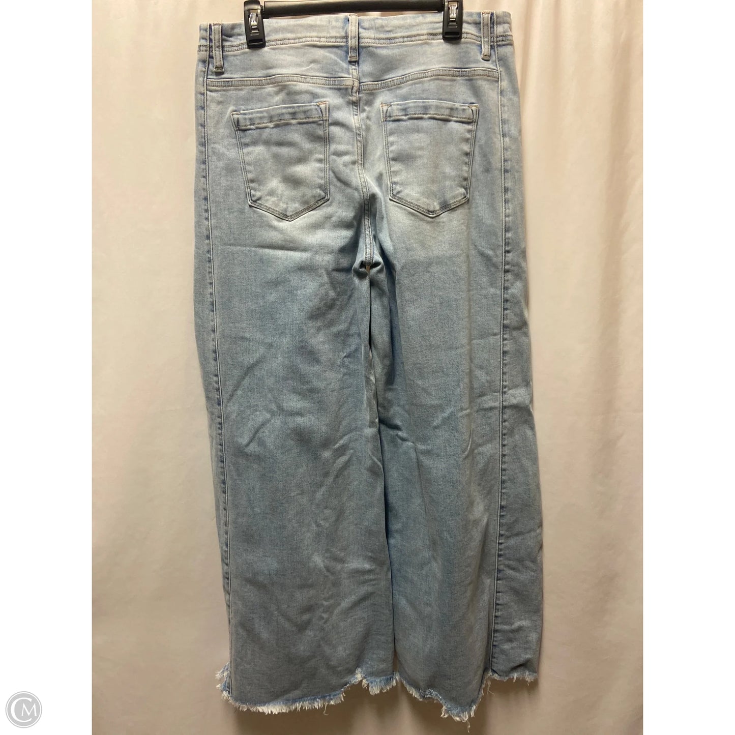 Jeans Wide Leg By Clothes Mentor In Blue Denim, Size: 14