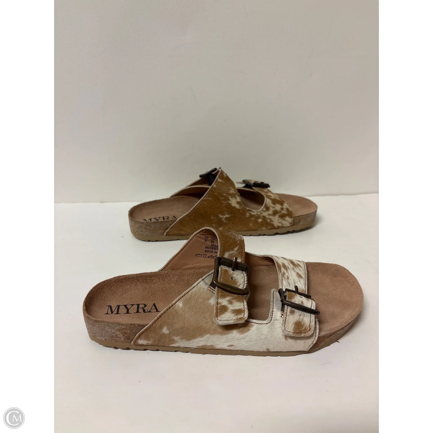Sandals Flats By Myra In Brown, Size: 9