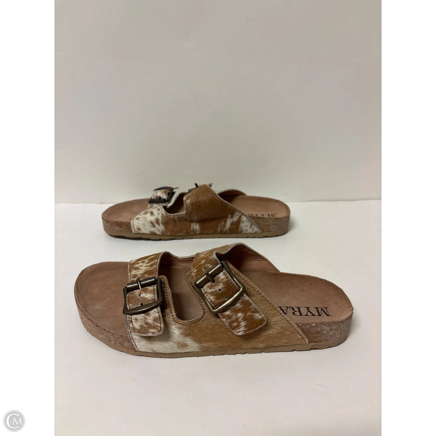 Sandals Flats By Myra In Brown, Size: 9