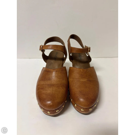 Shoes Heels Block By Diba In Brown, Size: 9.5