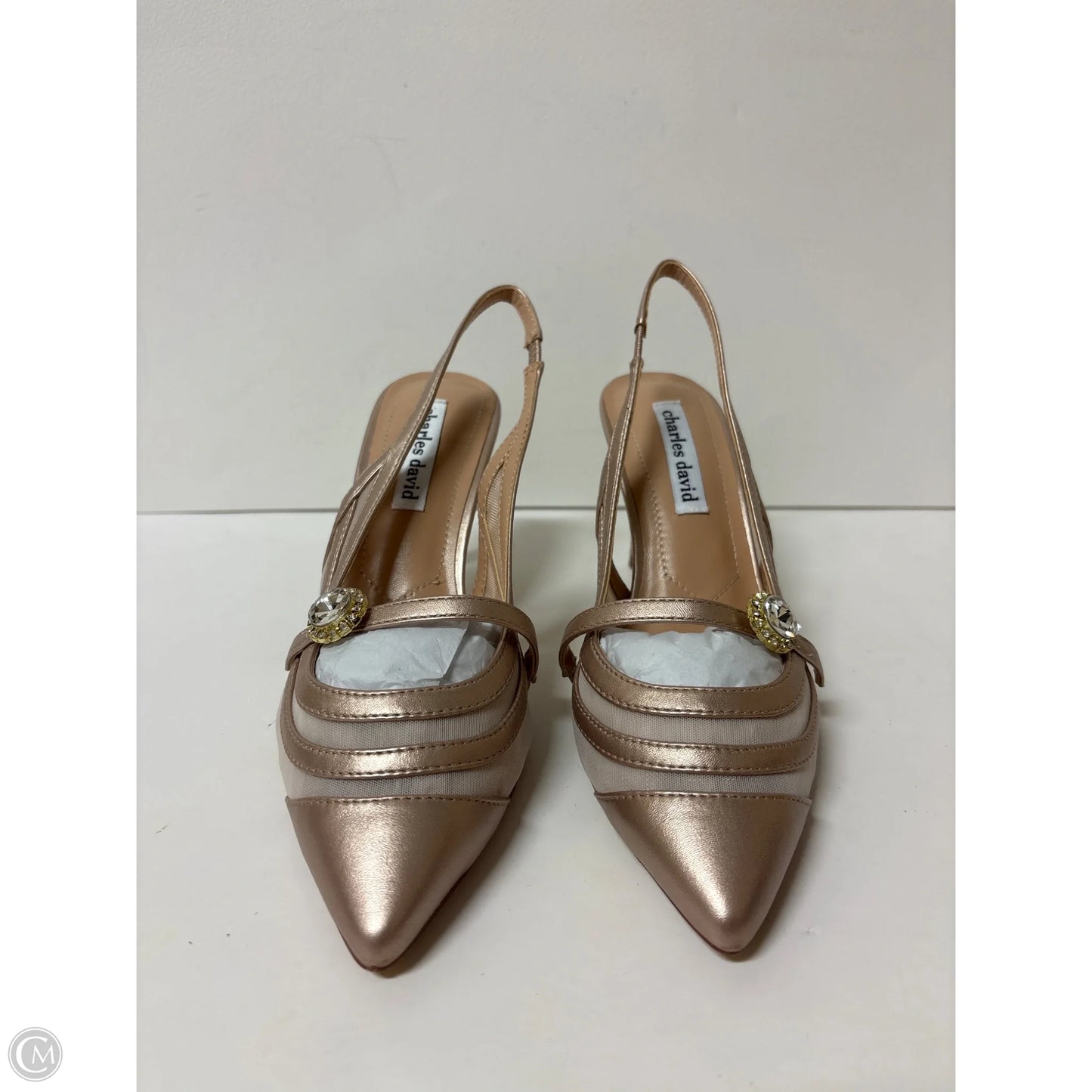 Shoes Heels Stiletto By Charles David In Pink, Size: 8