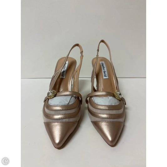 Shoes Heels Stiletto By Charles David In Pink, Size: 8