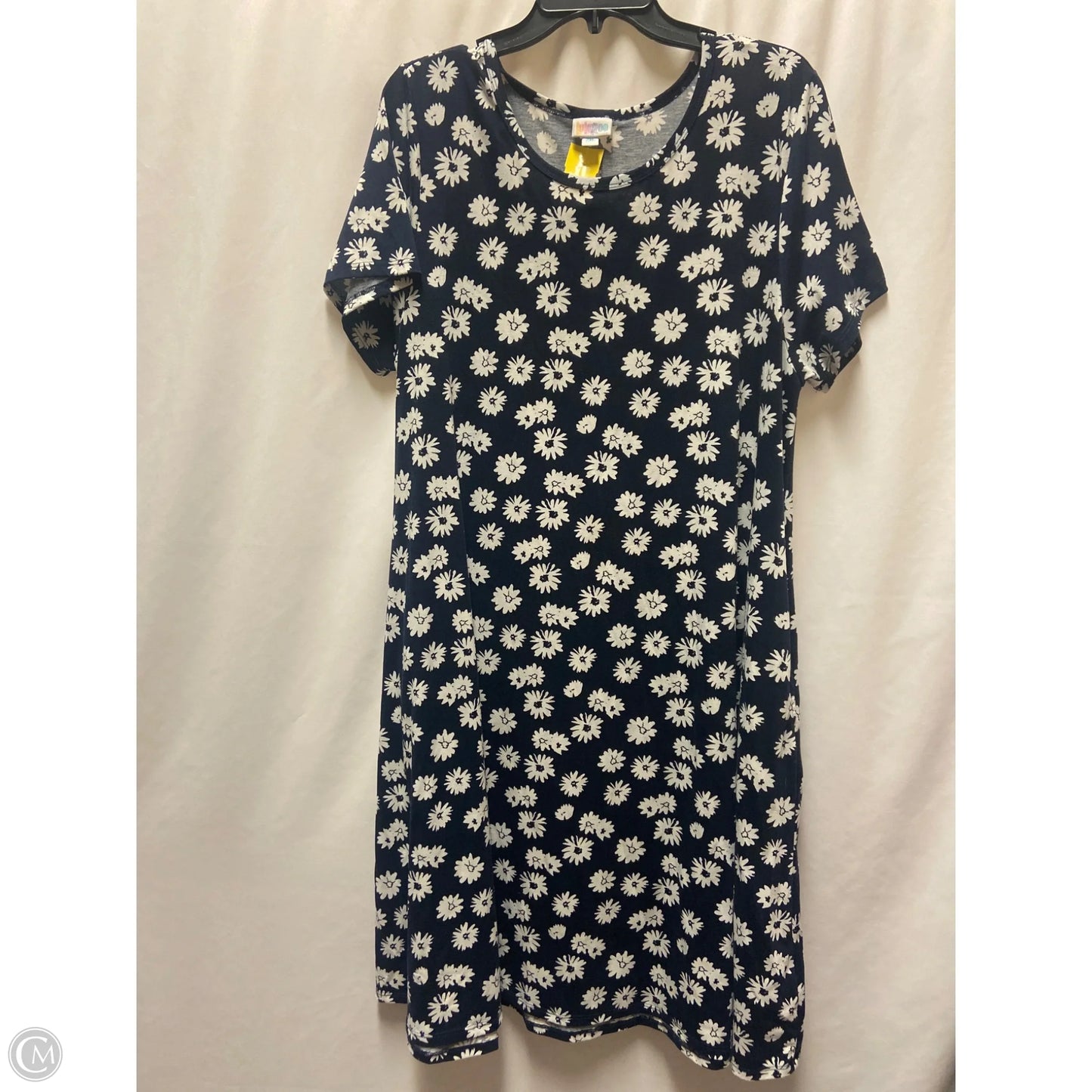 Dress Casual Midi By Lularoe In Navy, Size: 2x