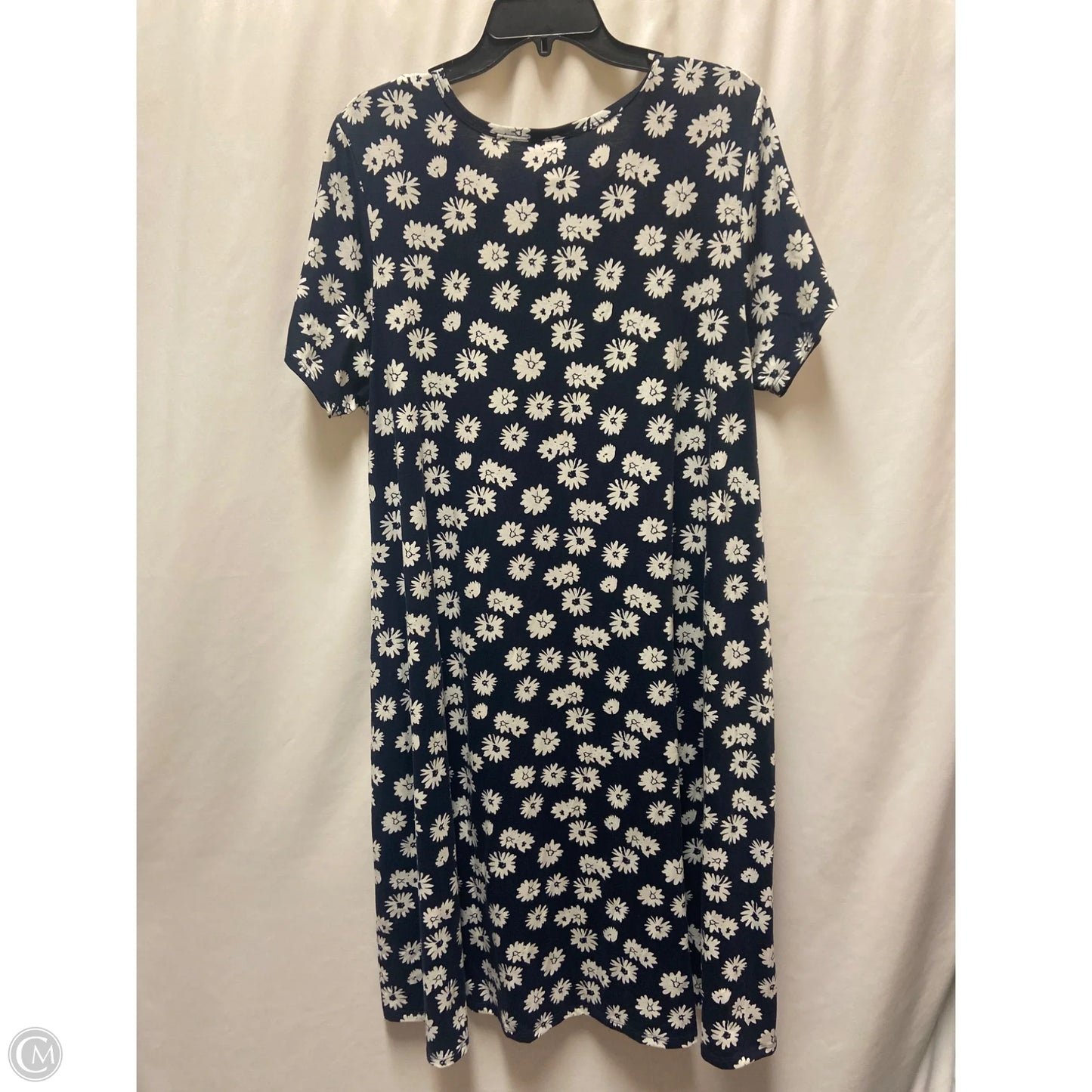 Dress Casual Midi By Lularoe In Navy, Size: 2x