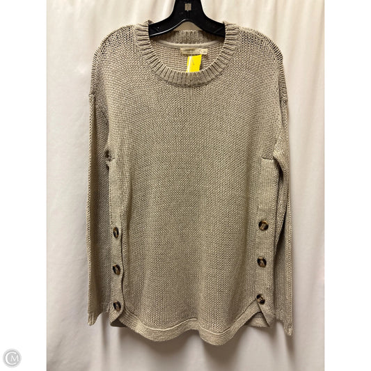 Sweater By Harper In Tan, Size: L