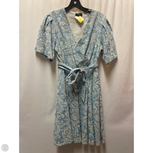 Dress Casual Midi By Tahari In Blue, Size: Lp
