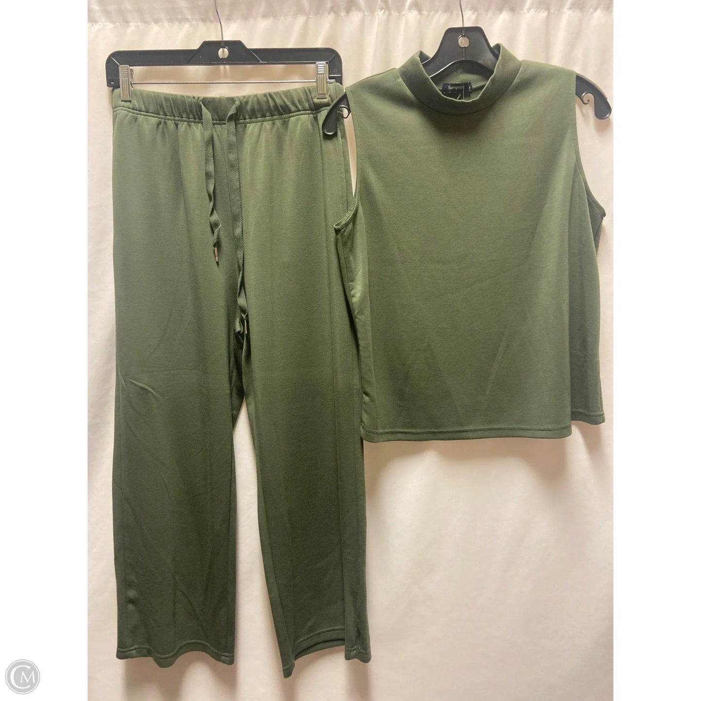 Pants Set 2pc By Clothes Mentor In Green, Size: M