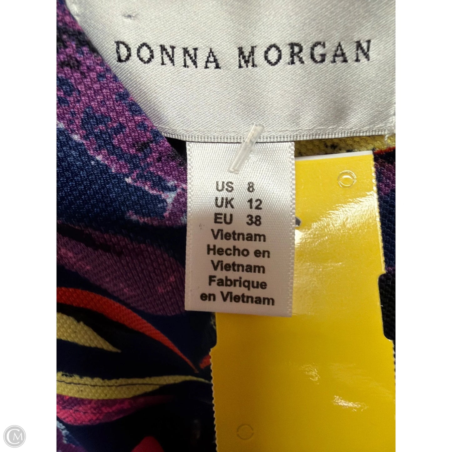 Dress Casual Midi By Donna Morgan In Navy, Size: M