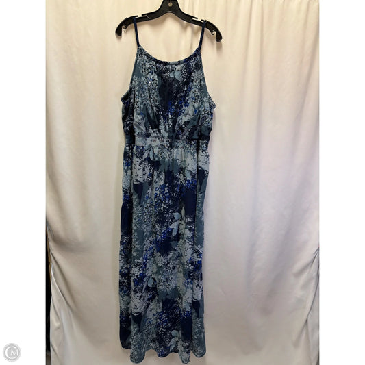 Dress Casual Maxi By Romans In Blue, Size: 3x