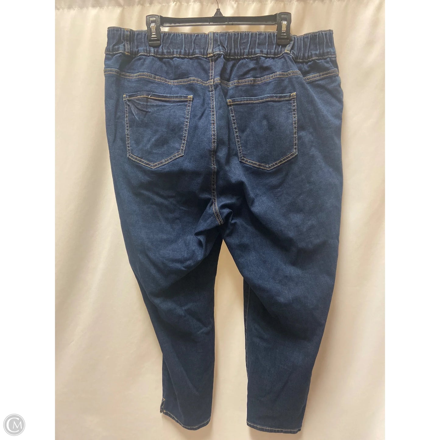 Jeans Straight By Ashley Stewart In Blue Denim, Size: 22