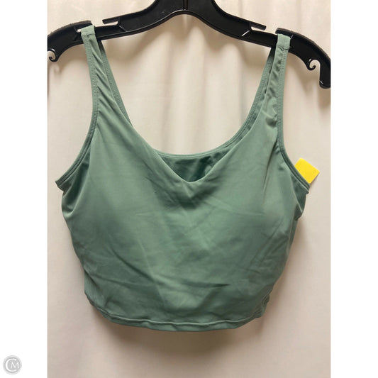 Athletic Bra By Clothes Mentor In Green, Size: M