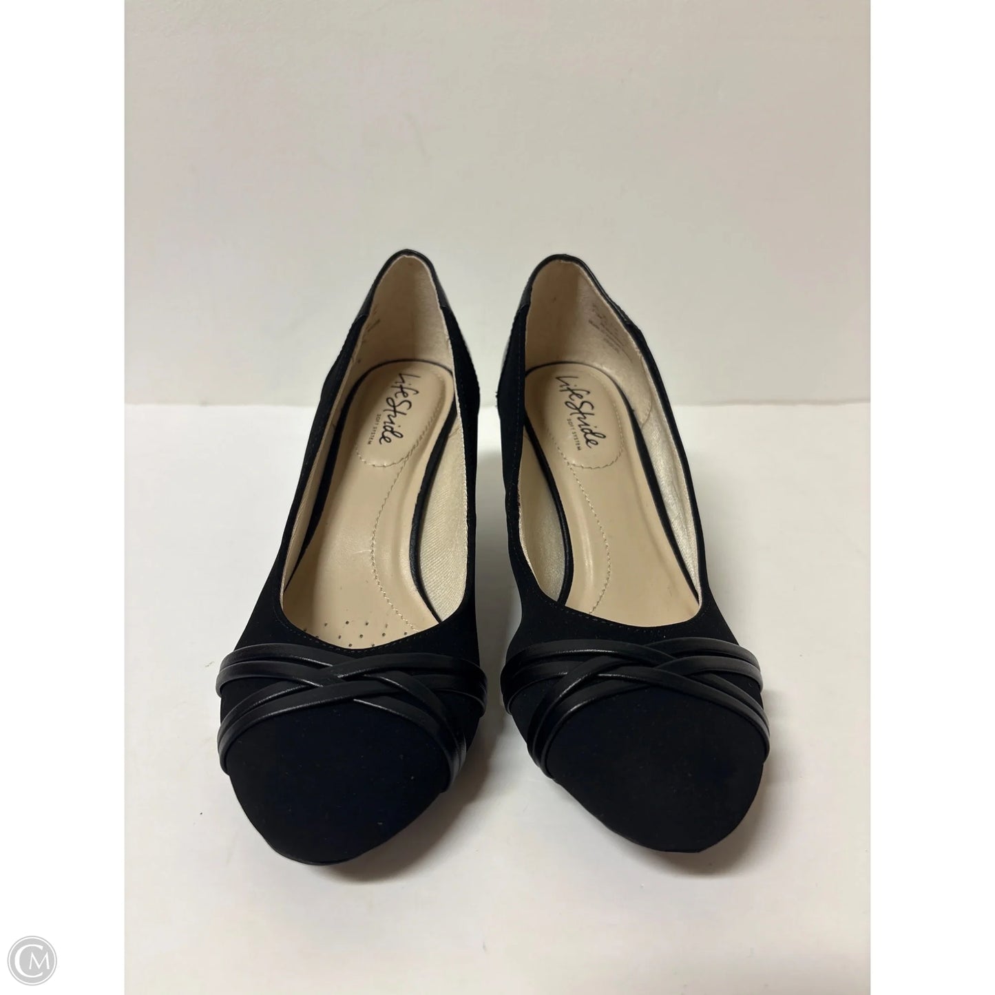 Shoes Heels Kitten By Life Stride In Black, Size: 7