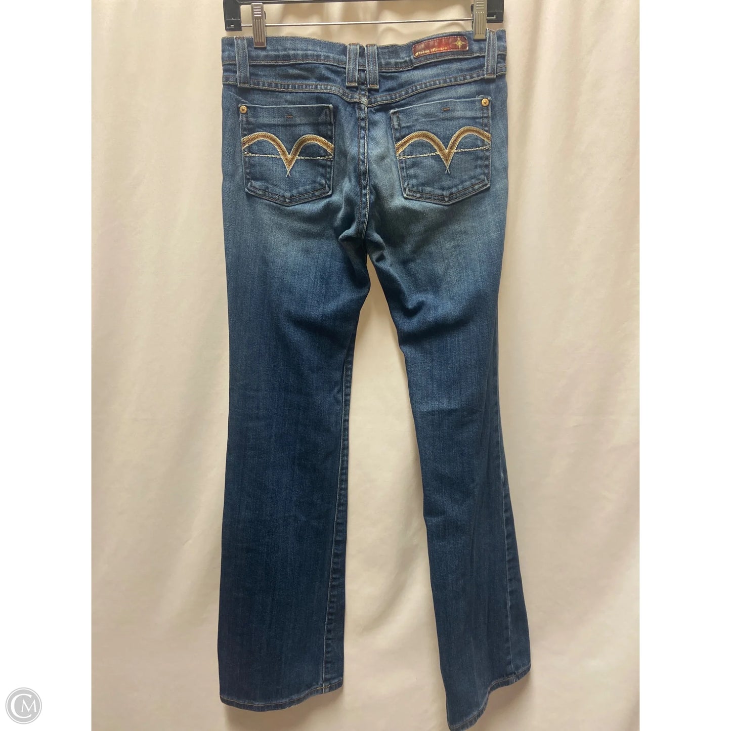 Jeans Boot Cut By Flying Monkey In Blue Denim, Size: 6