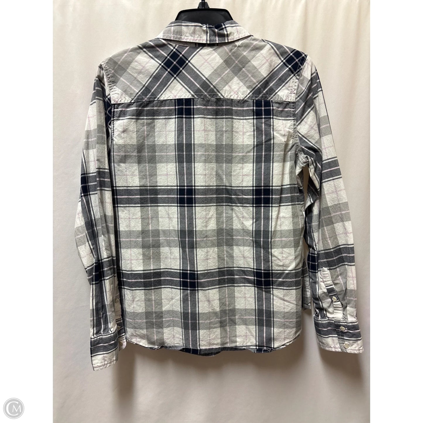 Top Long Sleeve By Merona In Grey, Size: M