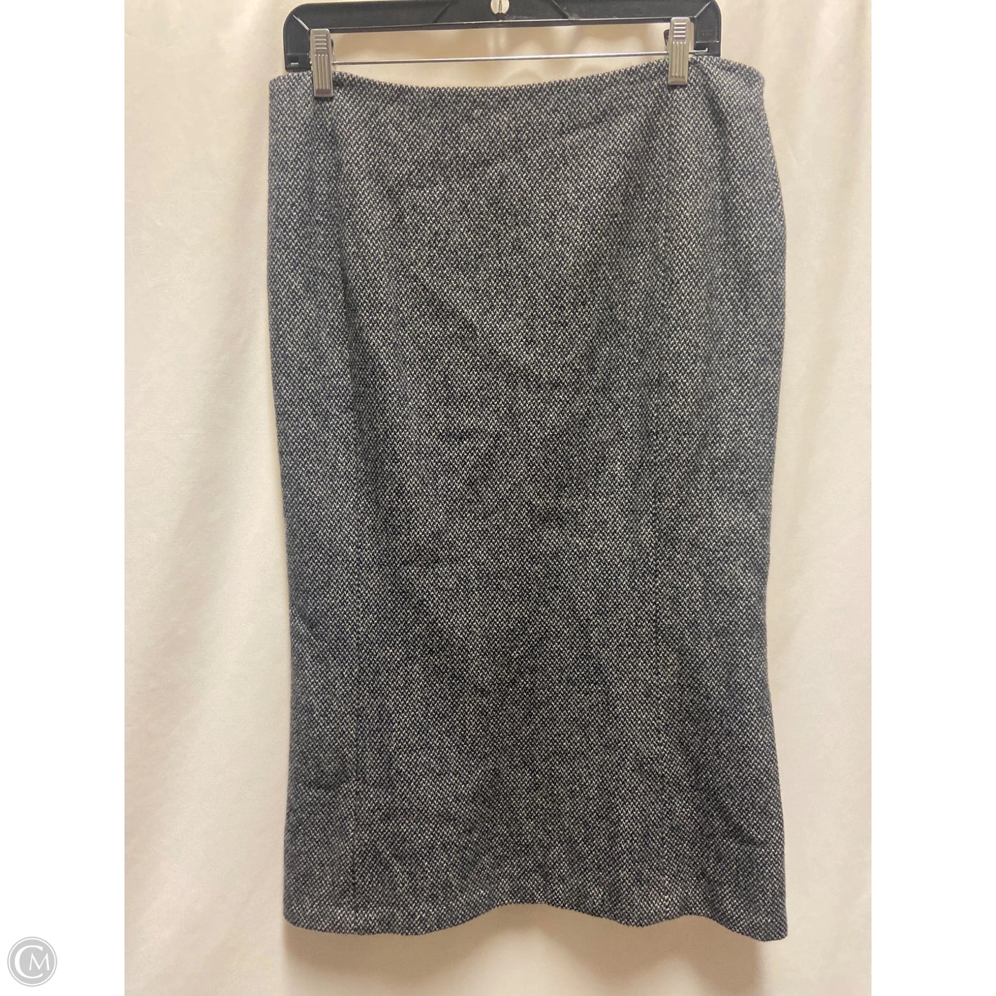 Skirt Suit 2pc By Ralph Lauren In Blue & White, Size: M