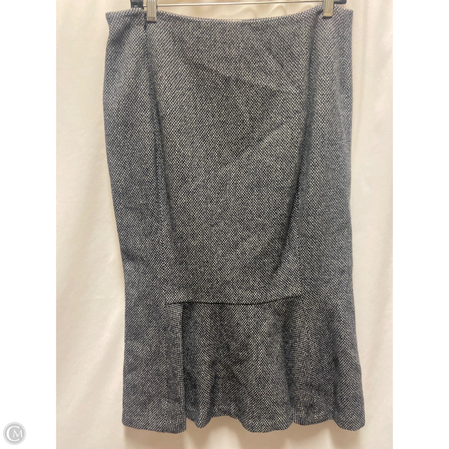Skirt Suit 2pc By Ralph Lauren In Blue & White, Size: M