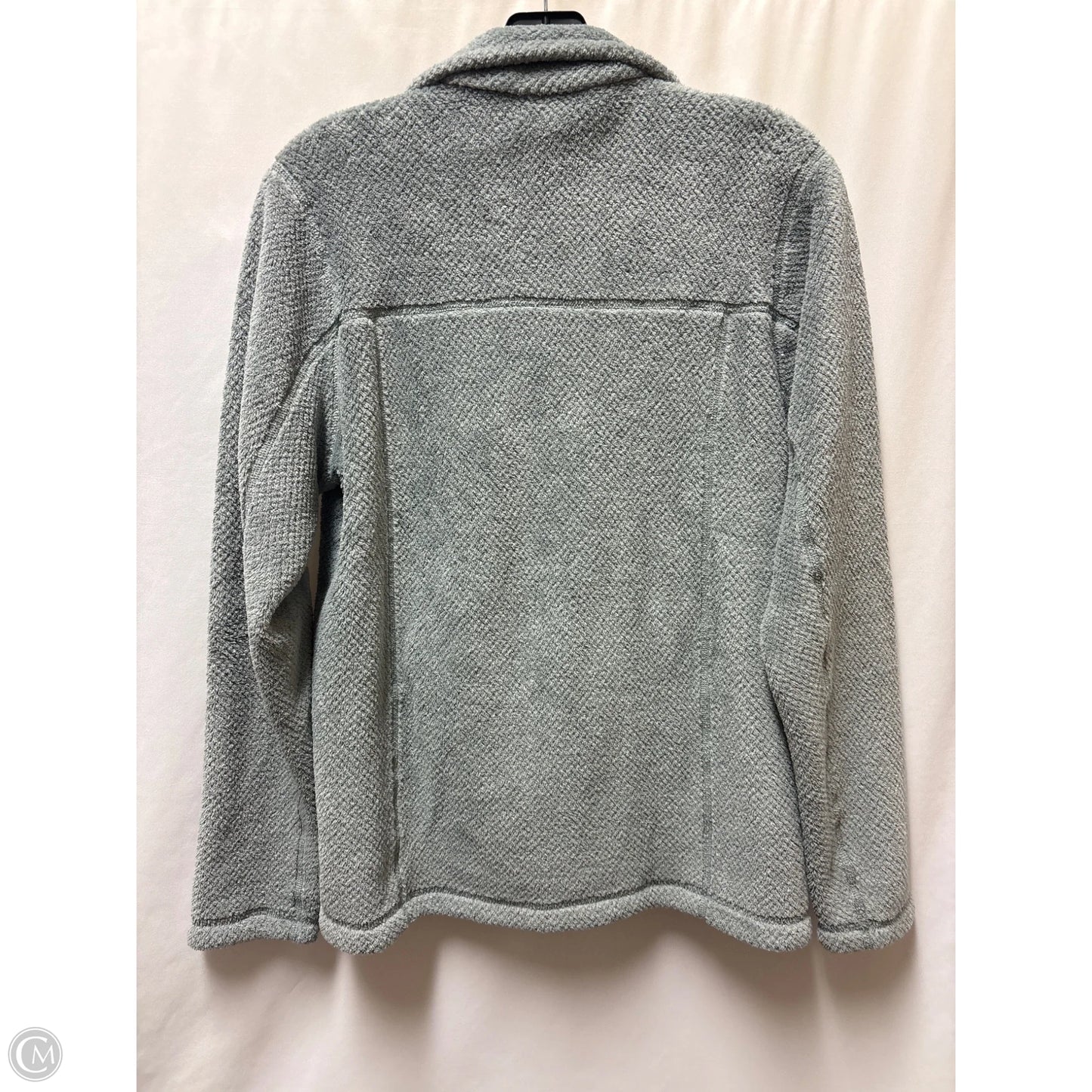 Jacket Shirt By Patagonia In Grey, Size: M