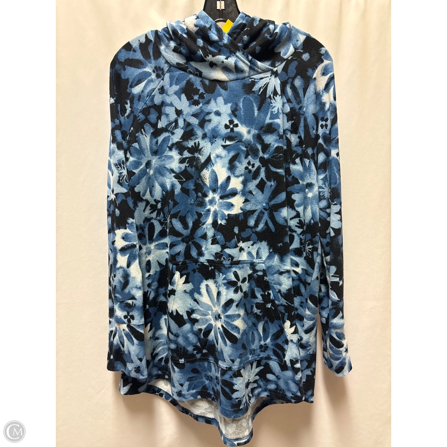Top Long Sleeve By Lularoe In Blue, Size: Xl