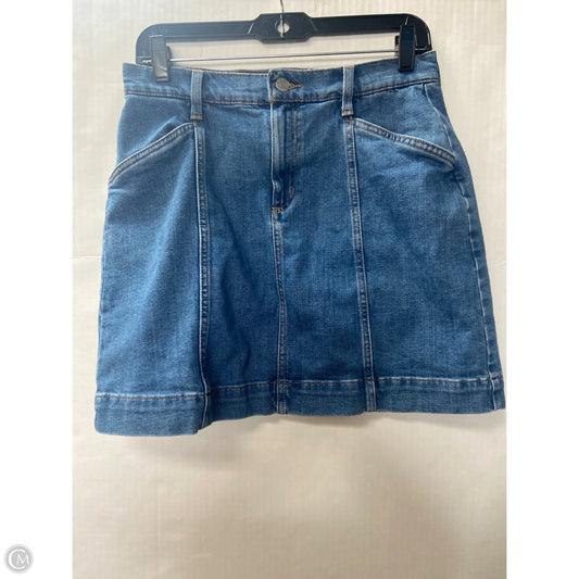 Skirt Mini & Short By Banana Republic In Blue Denim, Size: 4