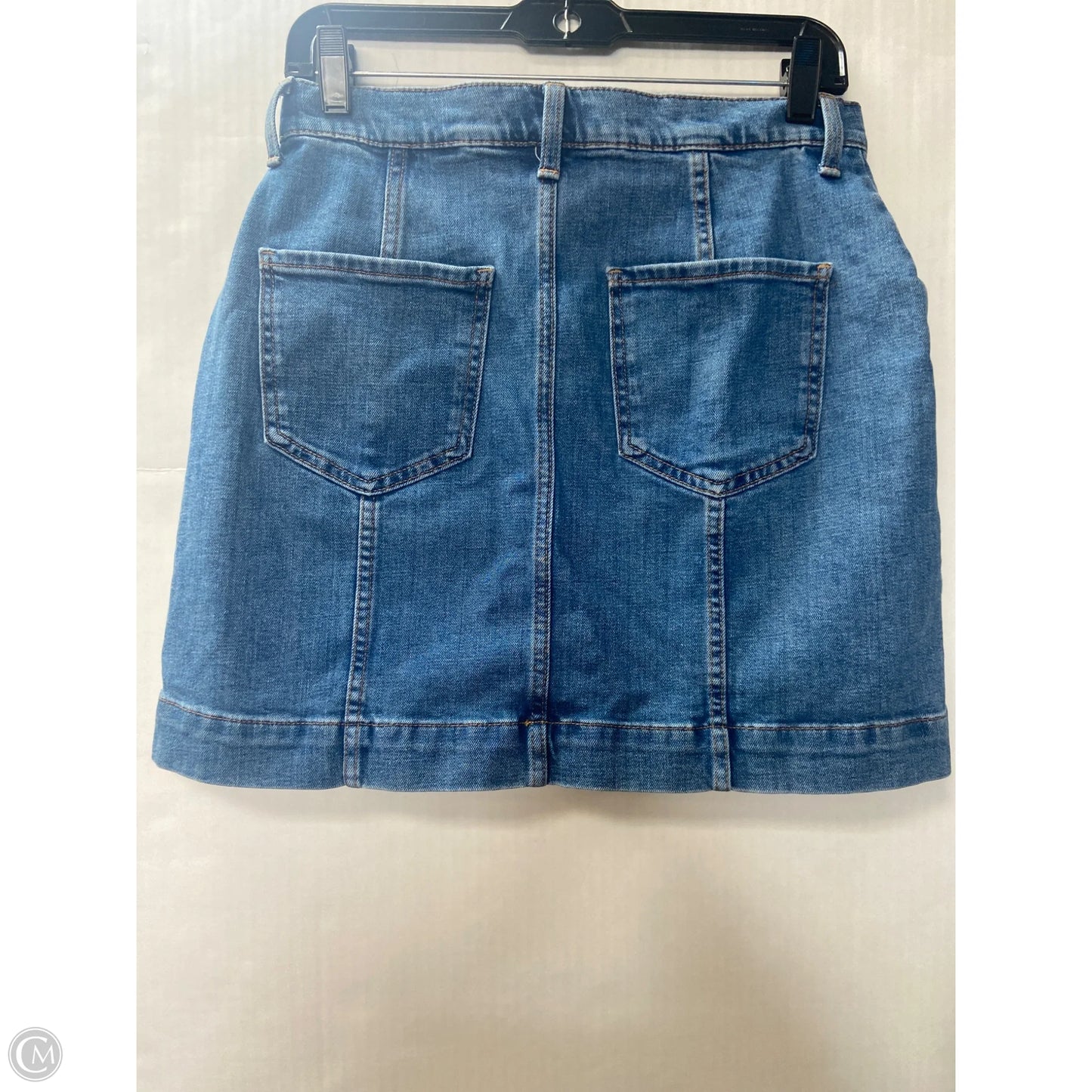 Skirt Mini & Short By Banana Republic In Blue Denim, Size: 4