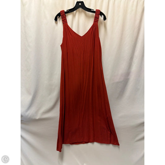 Dress Casual Maxi By Vince Camuto In Copper, Size: M