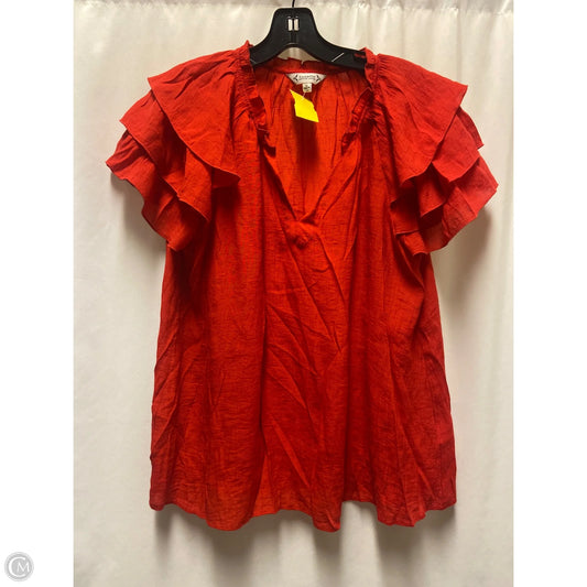 Top Sleeveless By Nanette By Nanette Lepore In Red, Size: Xl
