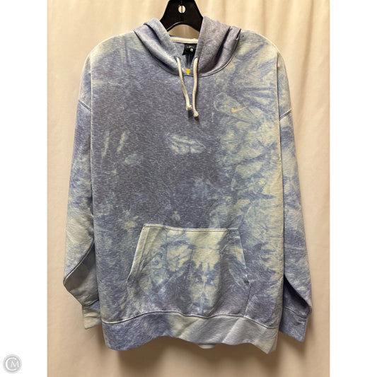 Sweatshirt Hoodie By Nike In Purple, Size: L