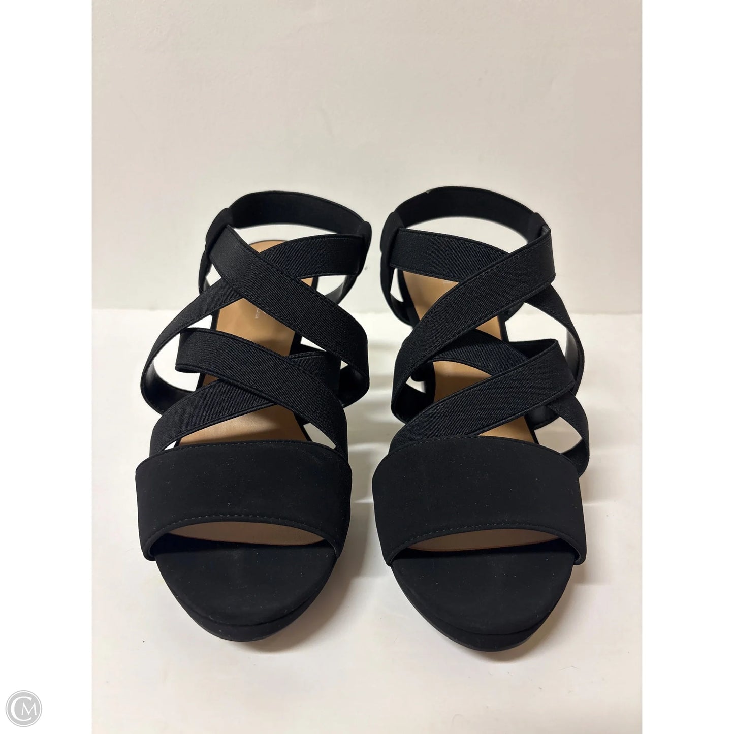Shoes Heels Block By Solanz In Black, Size: 8.5