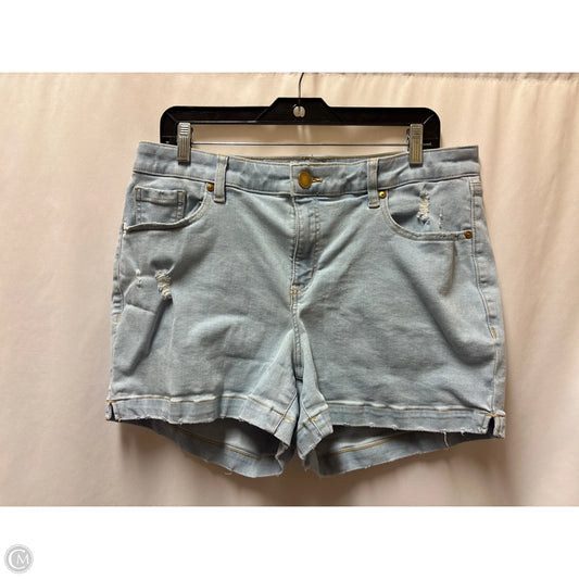 Shorts By Lane Bryant In Blue Denim, Size: 16