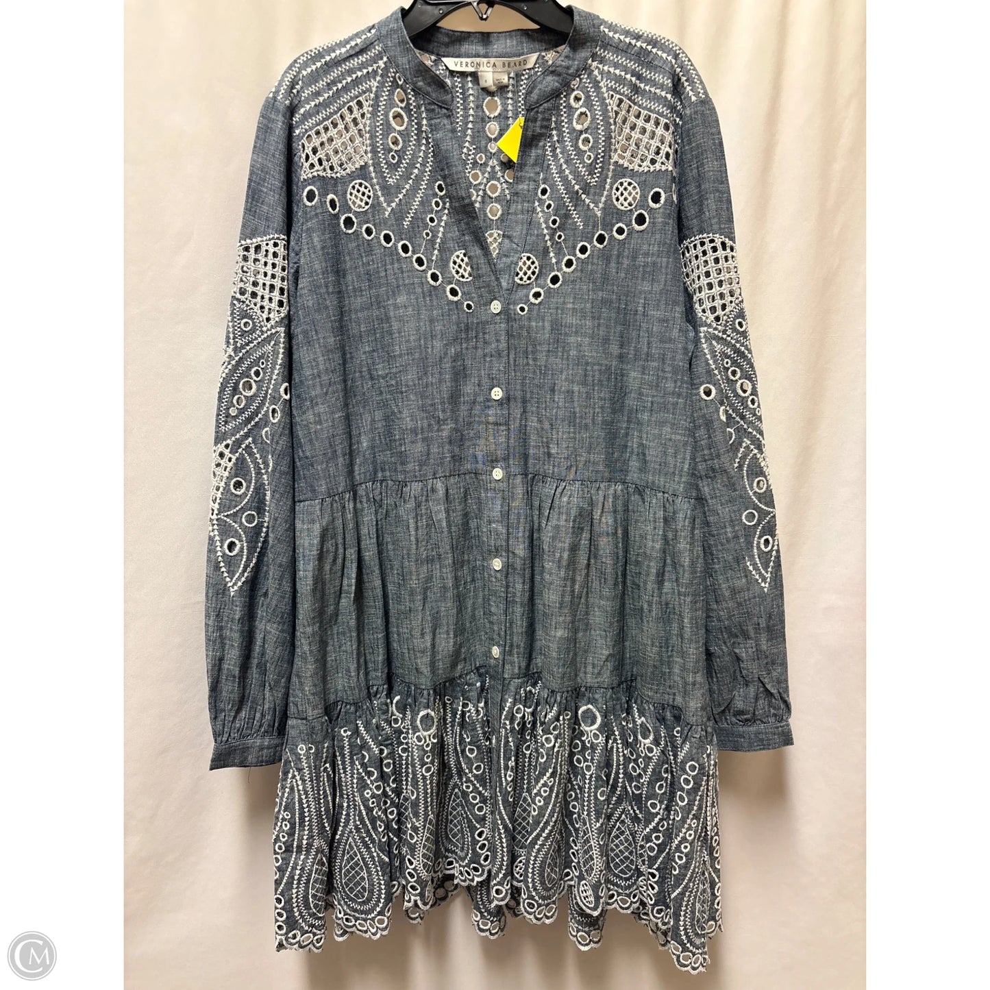 Dress Casual Midi By Veronica Beard In Blue, Size: M