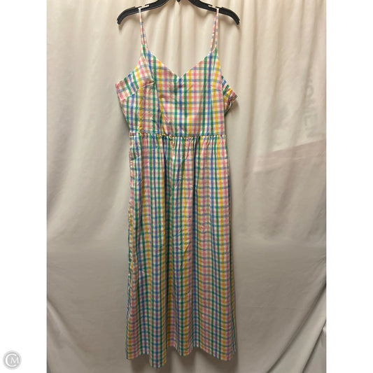 Dress Casual Maxi By J. Crew In Multi-colored, Size: Xl