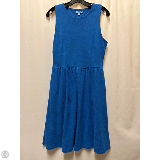 Dress Casual Midi By Draper James In Blue, Size: M