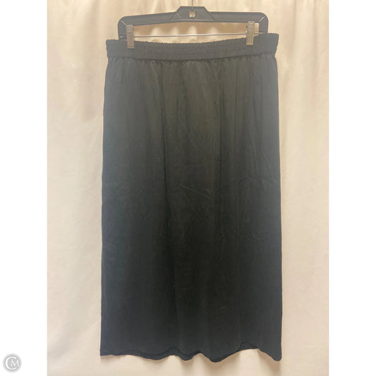 Skirt Maxi By Universal Standard In Black, Size: L