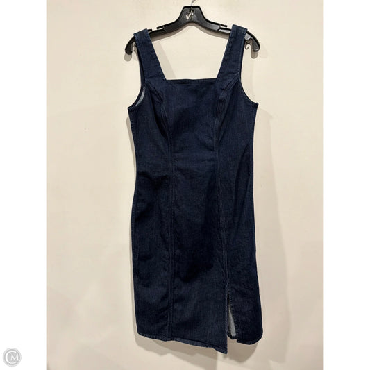 Dress Casual Midi By J. Crew In Blue Denim, Size: M