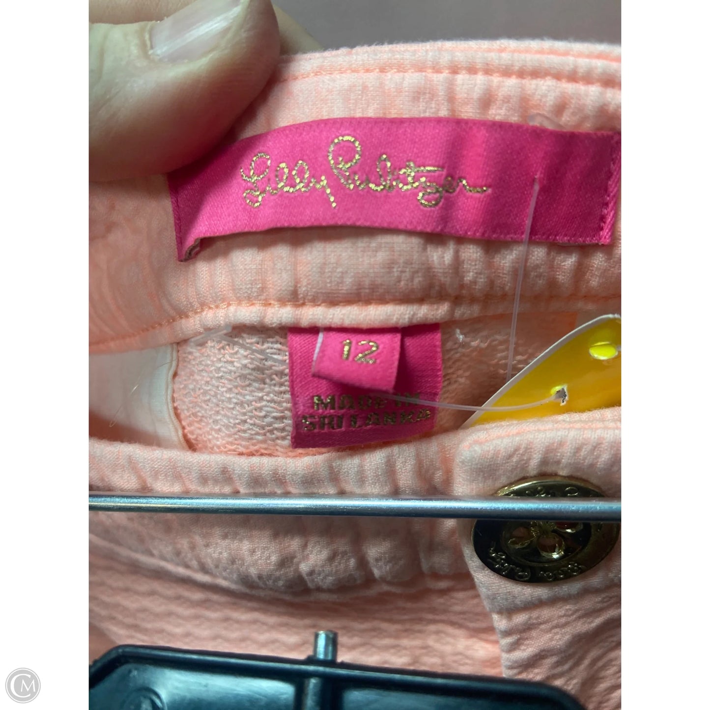 Shorts Designer By Lilly Pulitzer In Peach, Size: 12