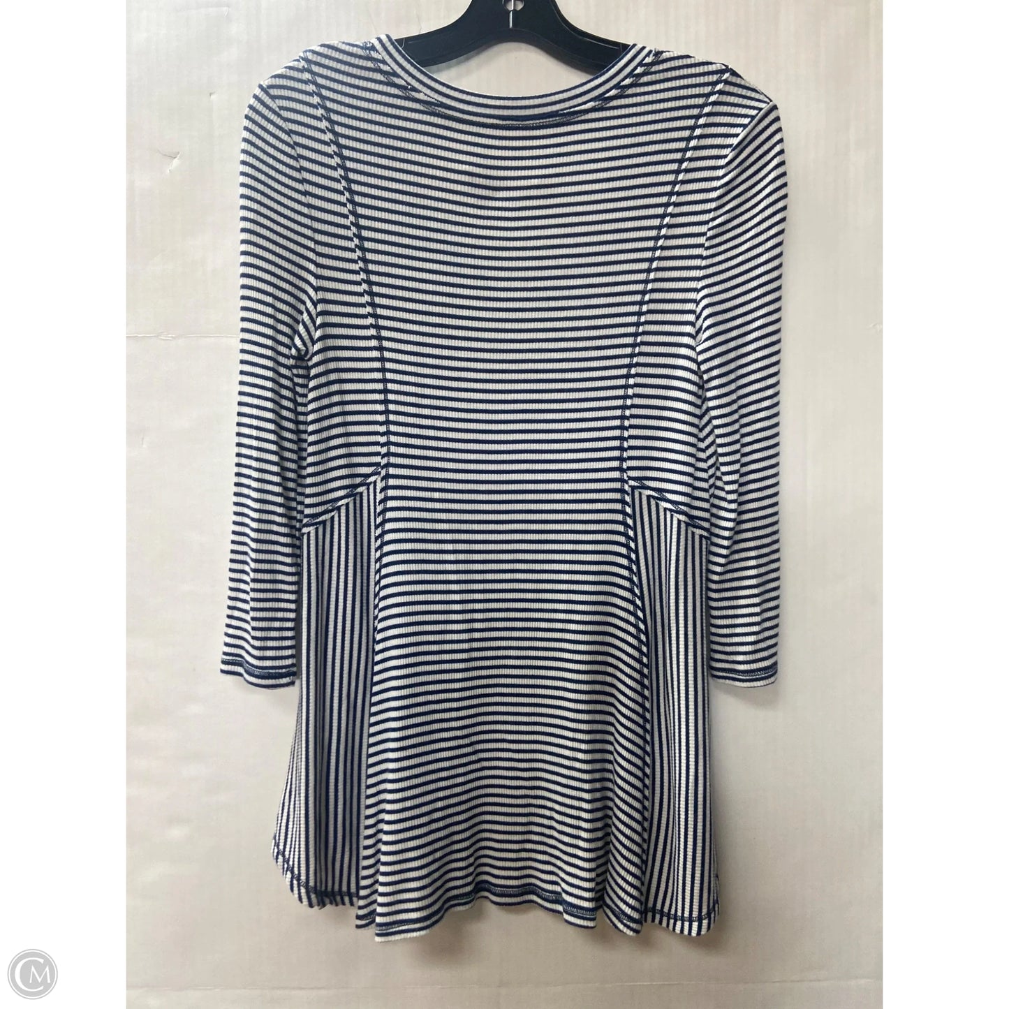 Top 3/4 Sleeve By Red Camel In Blue, Size: Xs