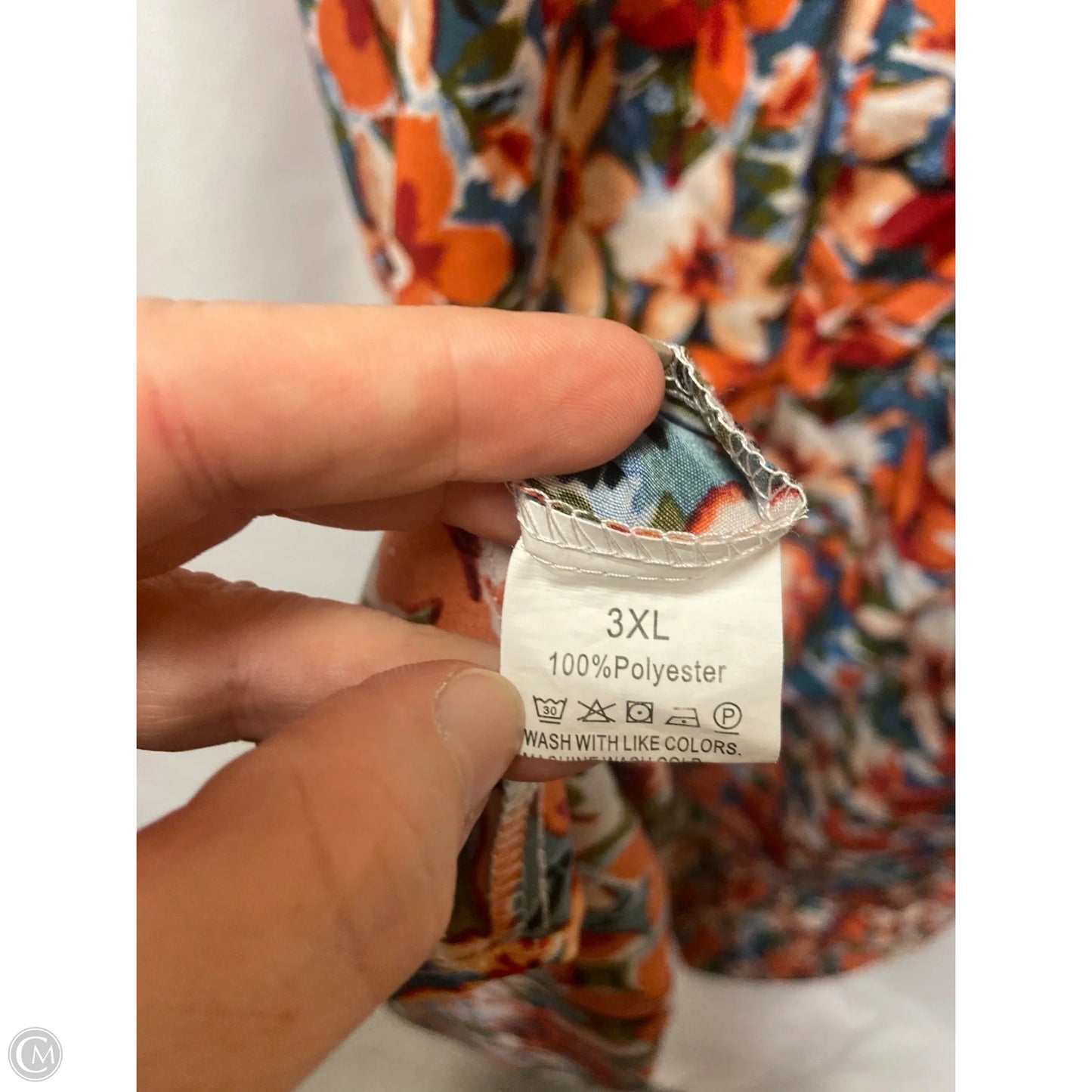 Dress Casual Maxi By Clothes Mentor In Orange, Size: 3x