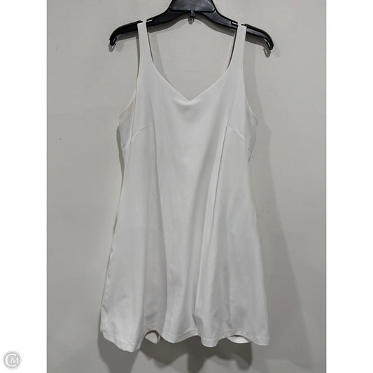 Athletic Dress By Lululemon In White, Size: 12