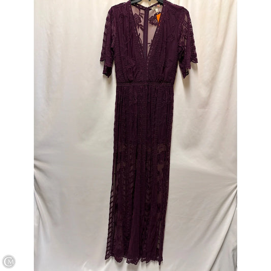 Dress Casual Maxi By Gb In Purple, Size: M