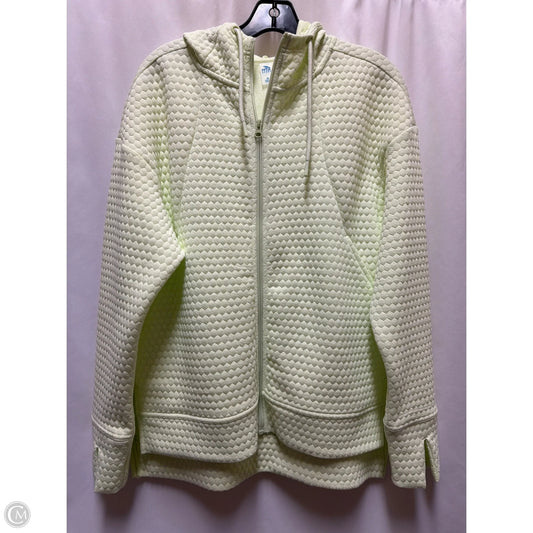 Sweatshirt Hoodie By Atm In Yellow, Size: M