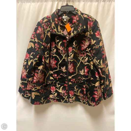 Coat Other By Susan Graver In Black, Size: 4x
