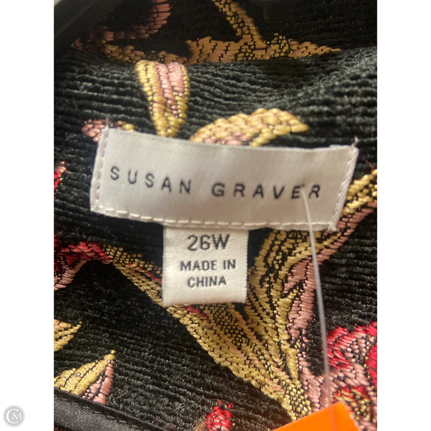 Coat Other By Susan Graver In Black, Size: 4x