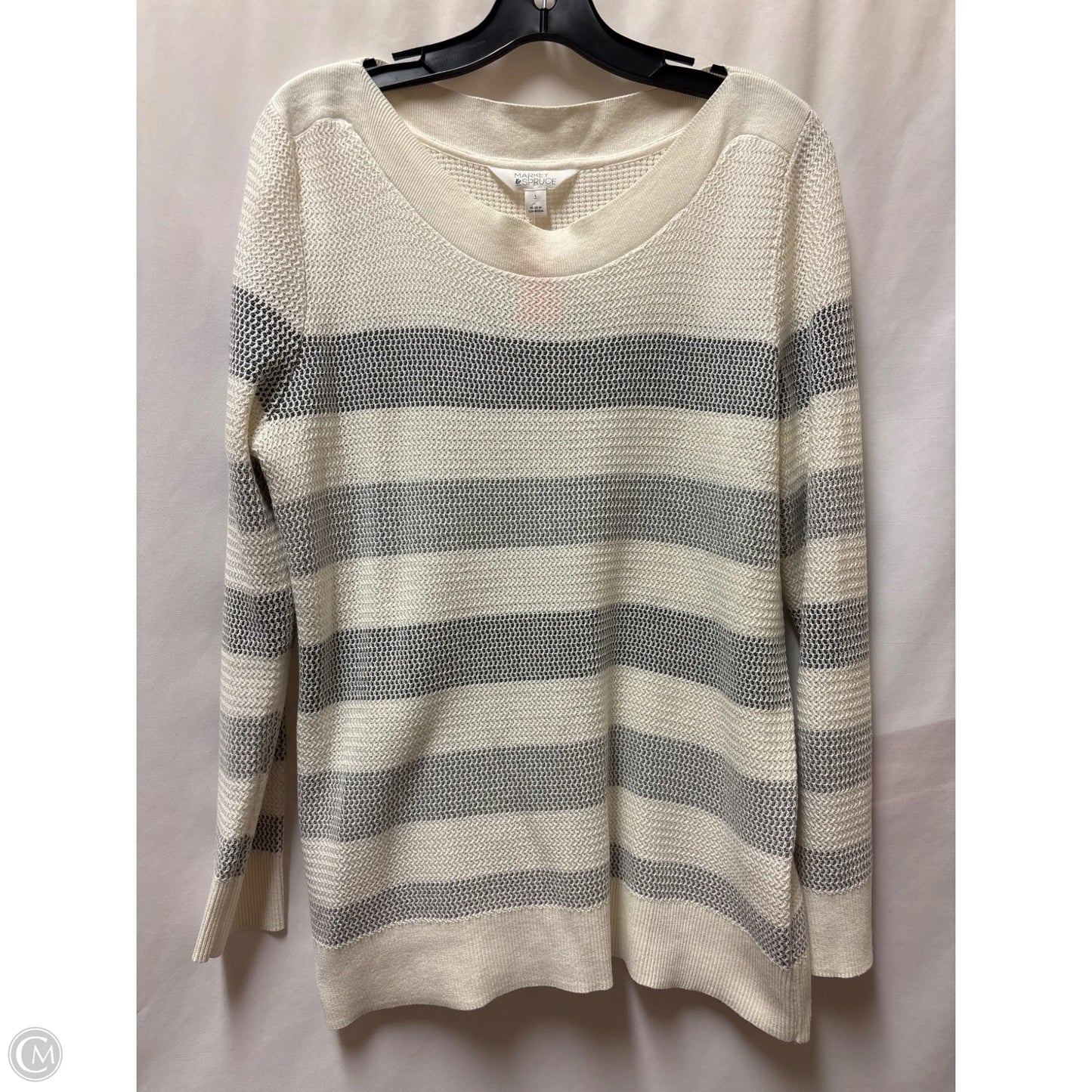 Sweater By Market & Spruce In Cream, Size: L