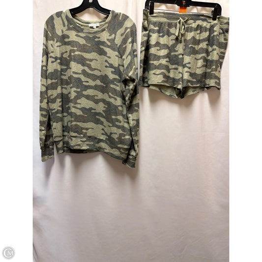 Pajamas 2pc By Clothes Mentor In Camouflage Print, Size: L