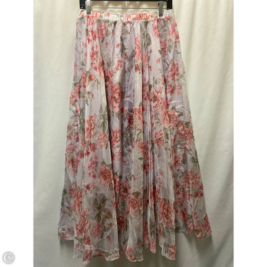 Skirt Maxi By Chicwish In Purple, Size: Xxl
