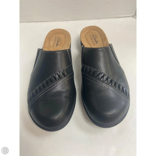 Shoes Flats By Clarks In Black, Size: 9