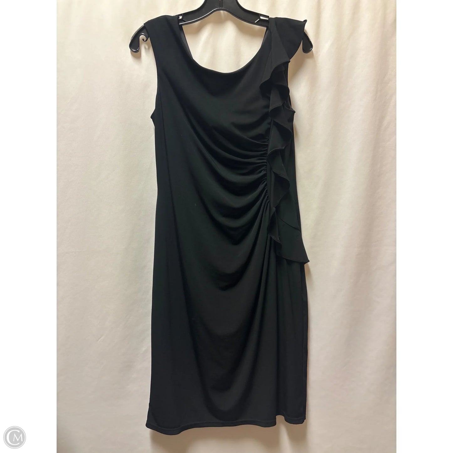 Dress Casual Midi By White House Black Market In Black, Size: M